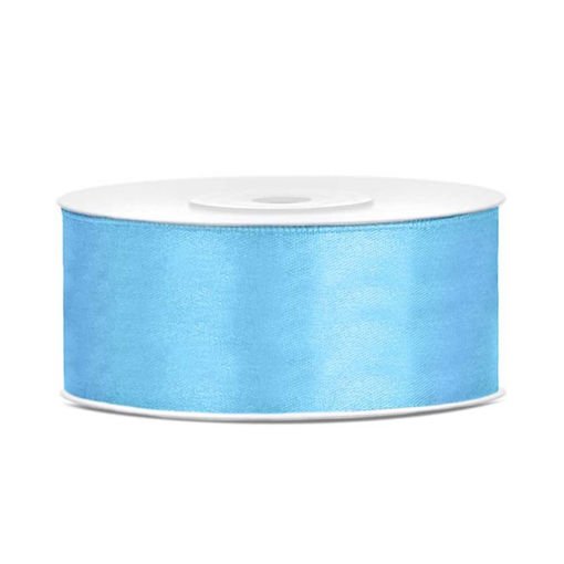 Picture of SATIN RIBBON SKY BLUE 25MM PER METRE